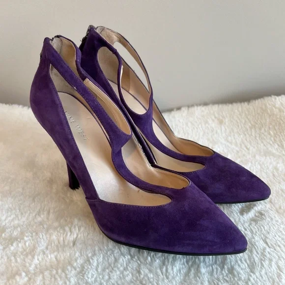 Nine West Purple Women's Heels - Picture 7 of 8